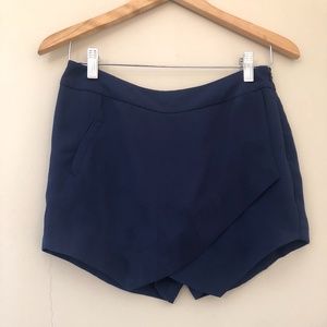 navy blue skort